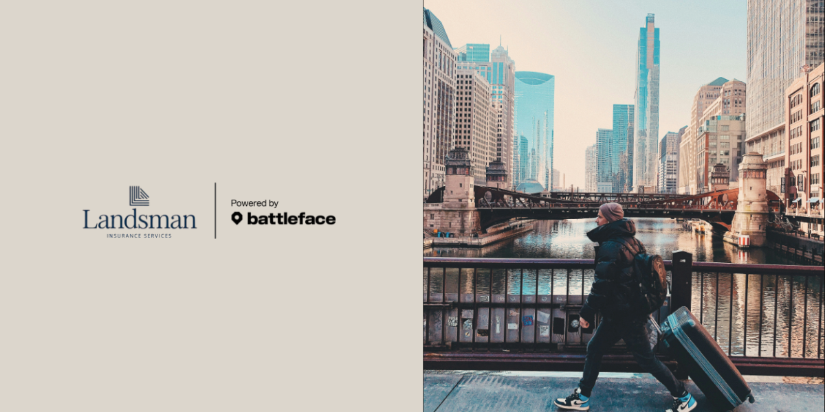 Landsman travel insurance powered by battleface.